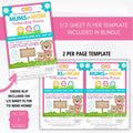 all about mom printable invitation for school pto pta ptc mothers day celebration